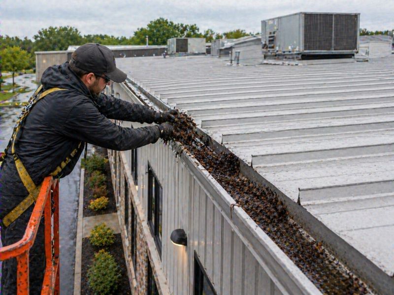 Commercial Gutter Maintenance in Roseville, CA