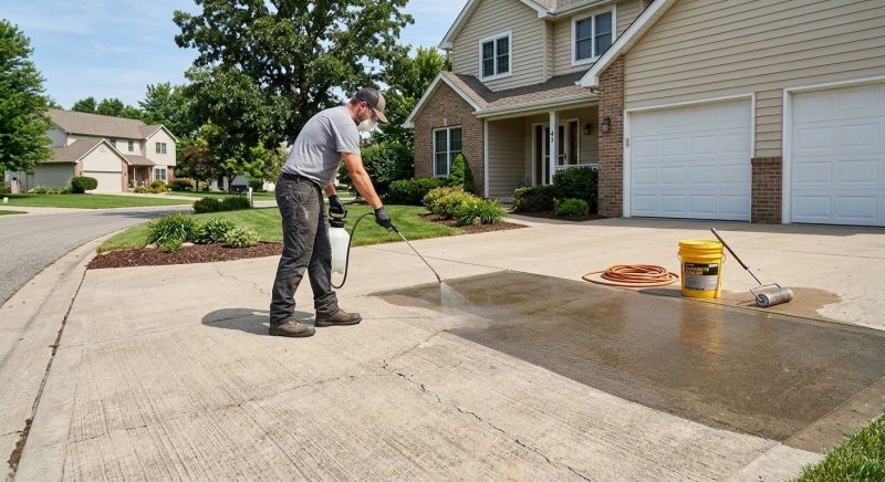 Concrete Driveway Sealing in Seattle, WA