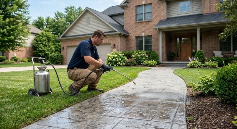 Concrete Walkway Sealing in Seattle, WA