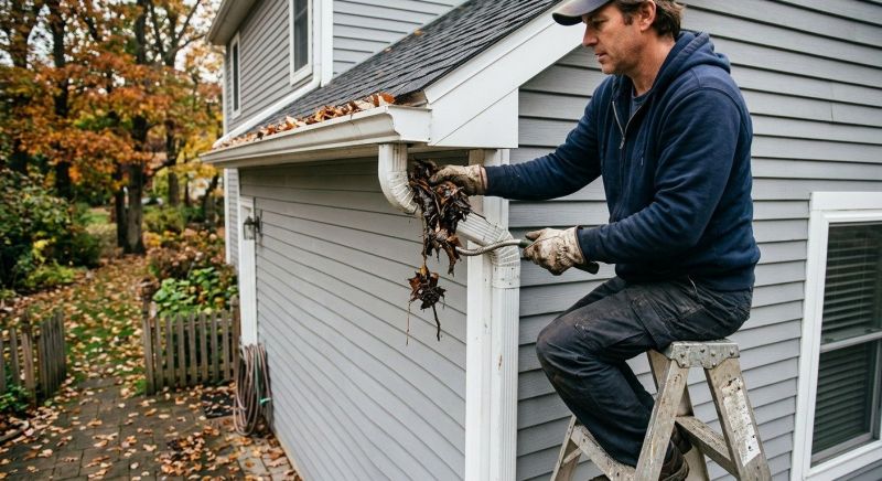 Downspout Blockage Removal in Bergen County, NJ