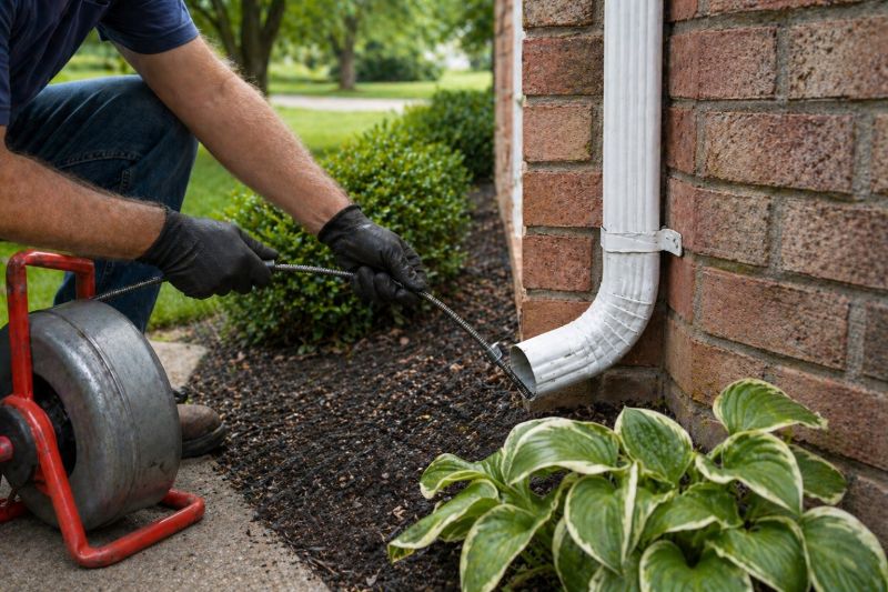 Downspout Snaking in Monmouth County, NJ