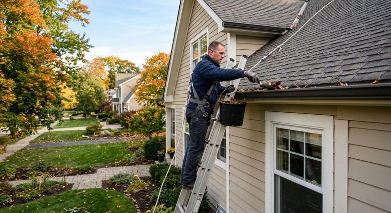 Garage Gutter Cleaning in Rochester, NY