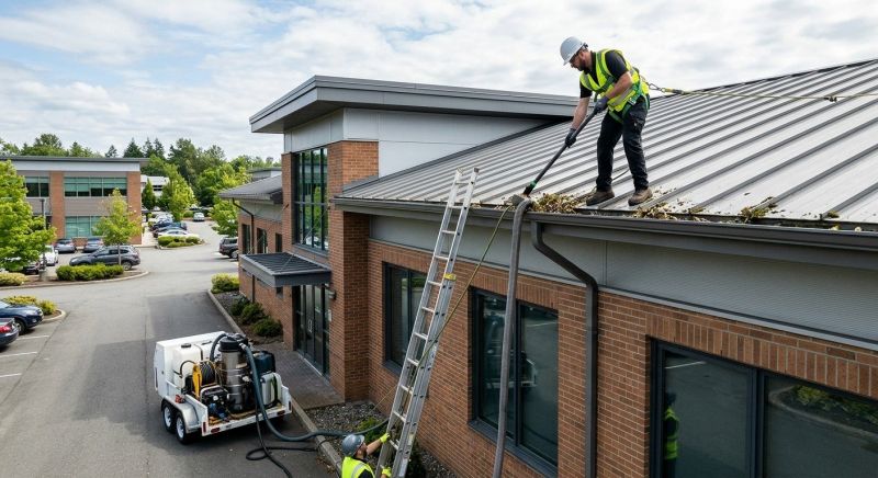 Industrial Gutter Cleaning in Roseville, CA