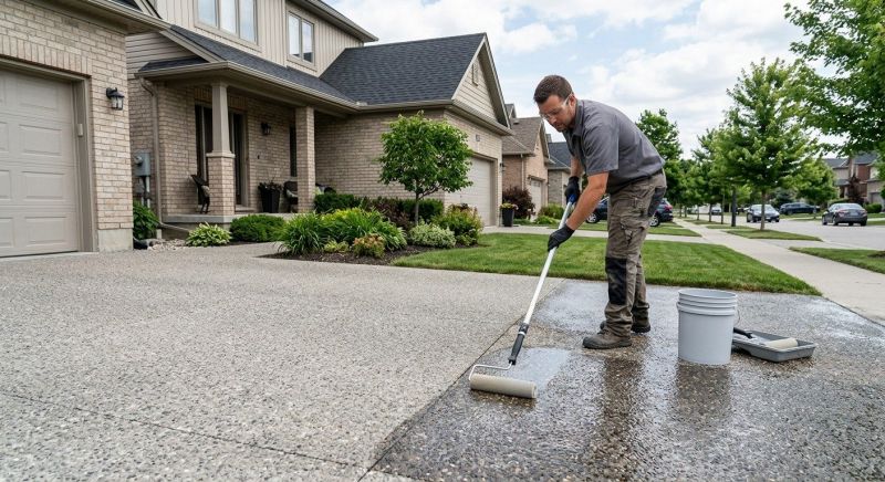 Paver Driveway Sealing in Gig Harbor, WA