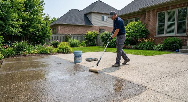 Porch Concrete Sealing in Puyallup, WA